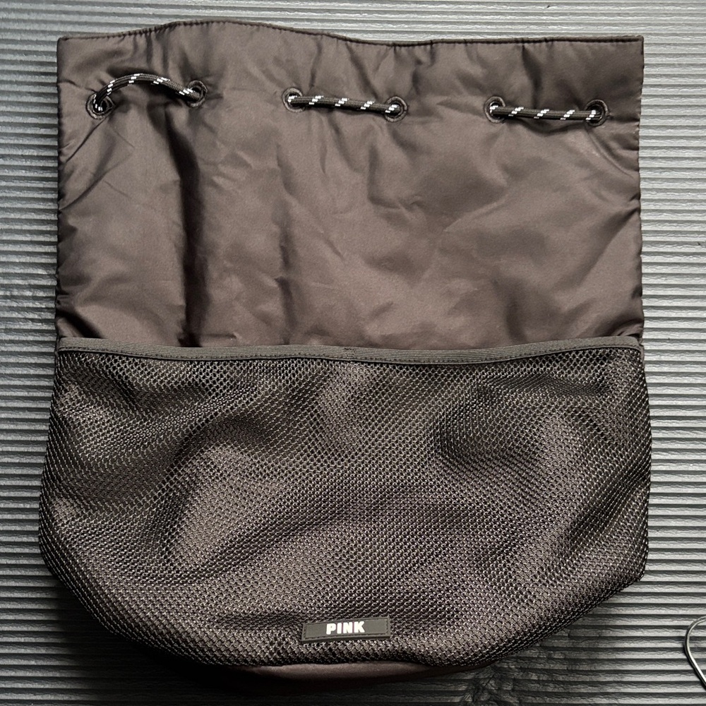 PINK Victoria's Secret Charcoal Mesh Women’s Backpack